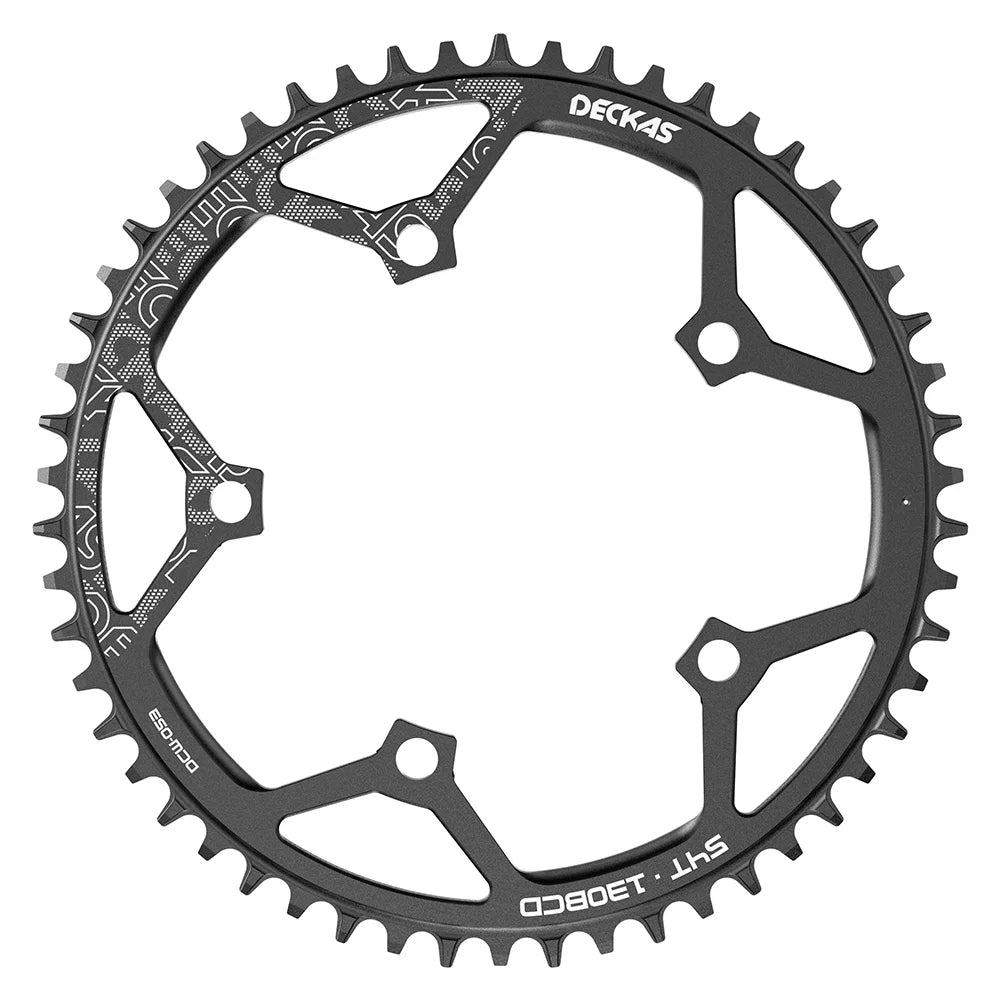 DECKAS 110BCD 130BCD Crown Chainring Narrow Wide Round Chain Ring 36T 38T 40T 42T 44T 46T 48T 50T 52T 54T 56T 58T Sprocket