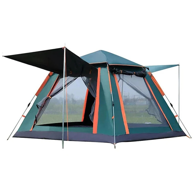 4-6 Person Camping Tent Automatic quick Open Tent Outdoor Rainfly Waterproof Tent Family Instant Setup Tent with Carring Bag