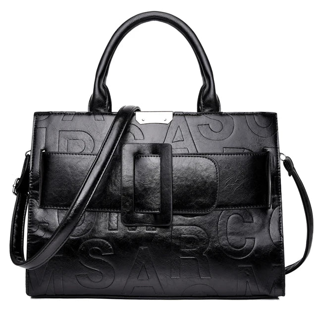 Structured Women’s Fashion Satchel with Multi-Compartment Design