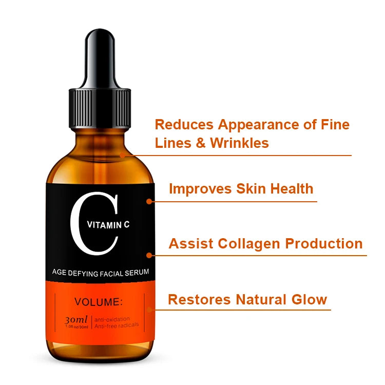 ENVISHA Retinol Facial Serum Hyaluronic Acid Vitamin C Anti-Wrinkle Aging Whitening Skin Care Shrinking Pores Moisturizing