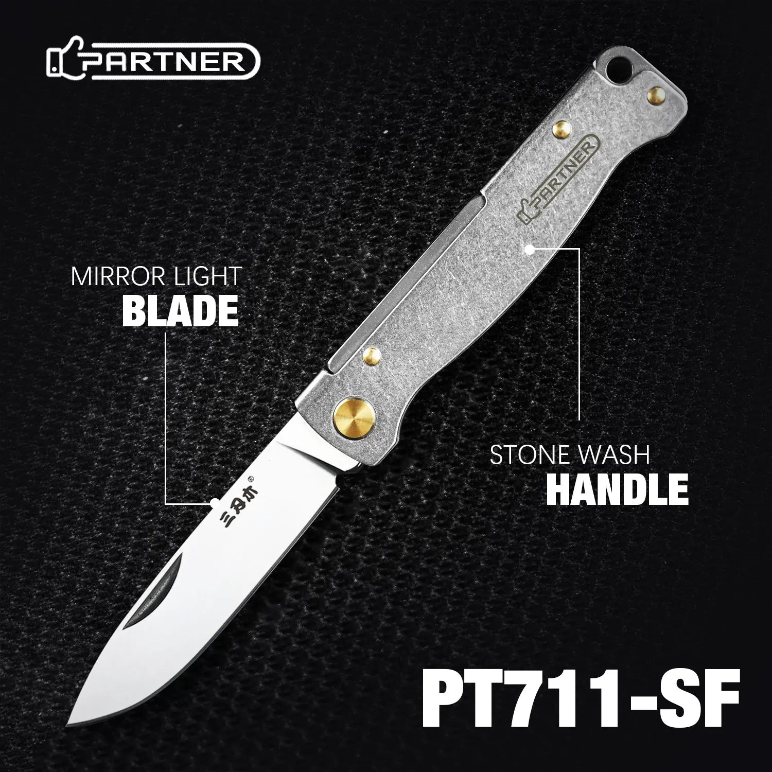 PT711/PT721 Pocket Folding Knife 12C27 Steel EDC Survival Outdoor Camping Liner Equipped With Scissors Multifunction Tool