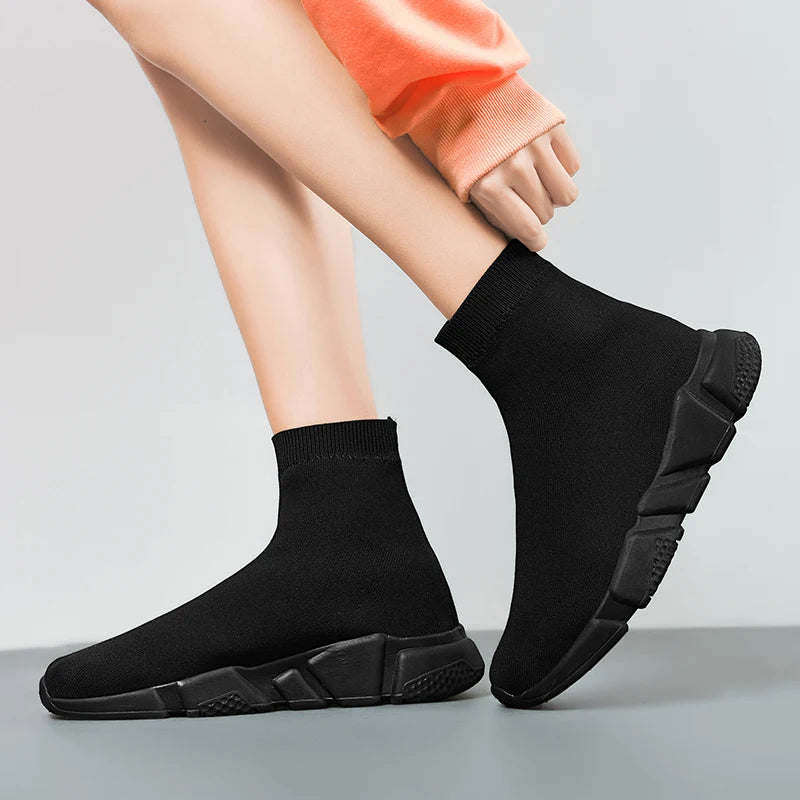 35-47 Socks Shoes For Women 2024 Sneakers Summer Ladies Slip On Black Flat Woman Barefoot Shoe Unisex Men Footwear Spring tennis