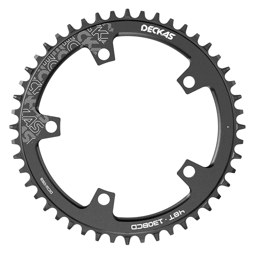 DECKAS 110BCD 130BCD Crown Chainring Narrow Wide Round Chain Ring 36T 38T 40T 42T 44T 46T 48T 50T 52T 54T 56T 58T Sprocket