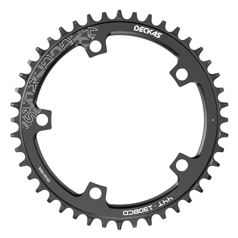 DECKAS 110BCD 130BCD Crown Chainring Narrow Wide Round Chain Ring 36T 38T 40T 42T 44T 46T 48T 50T 52T 54T 56T 58T Sprocket