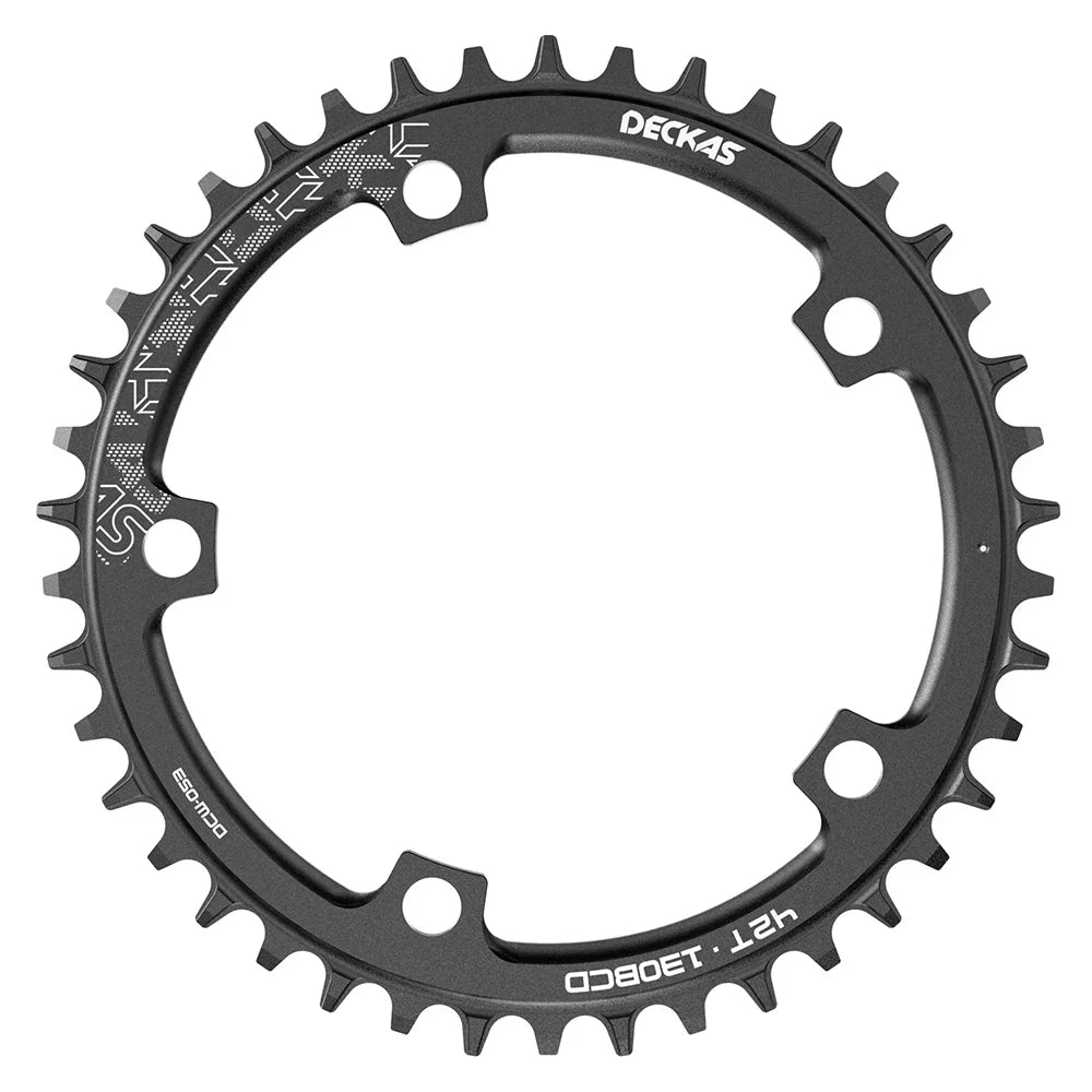 DECKAS 110BCD 130BCD Crown Chainring Narrow Wide Round Chain Ring 36T 38T 40T 42T 44T 46T 48T 50T 52T 54T 56T 58T Sprocket