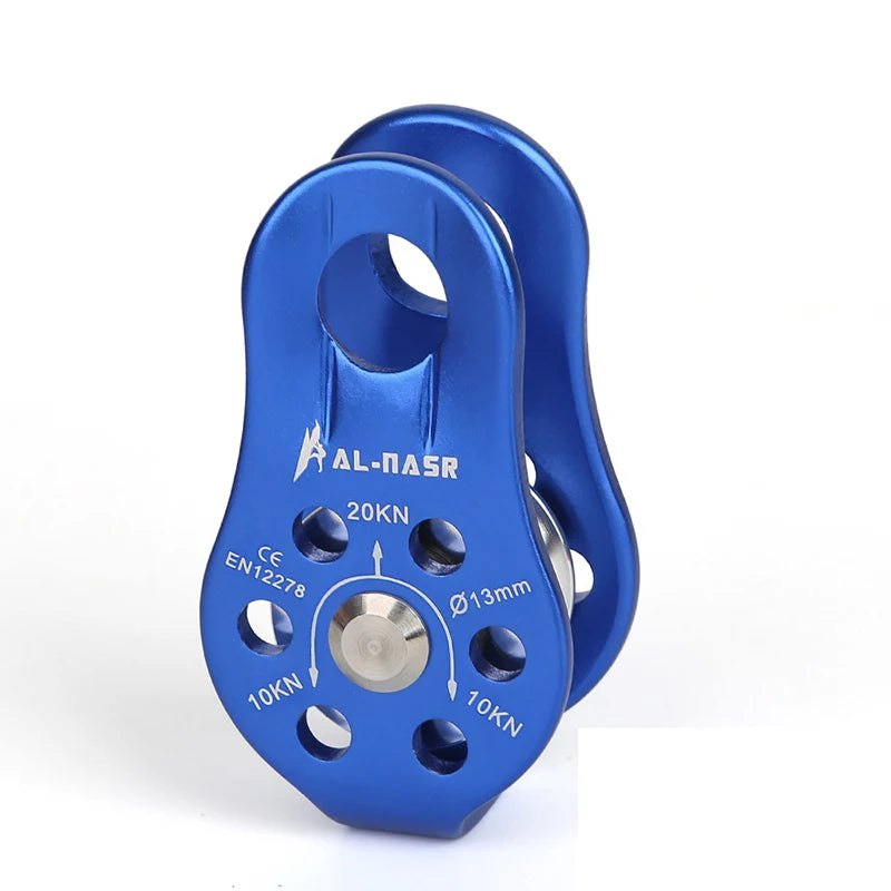 Rock Climbing Pulley Outdoor Tools Professional Fixed Sideplate Single Sheave Pulley Mountain Climbing Equipment