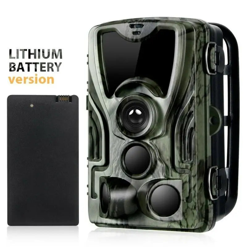 20MP 1080P Outdoor Hunting Trail Camera with 5000 MAh Lithium Battery IP65 Waterproof Game Cam Photo Traps Wild Surveillance