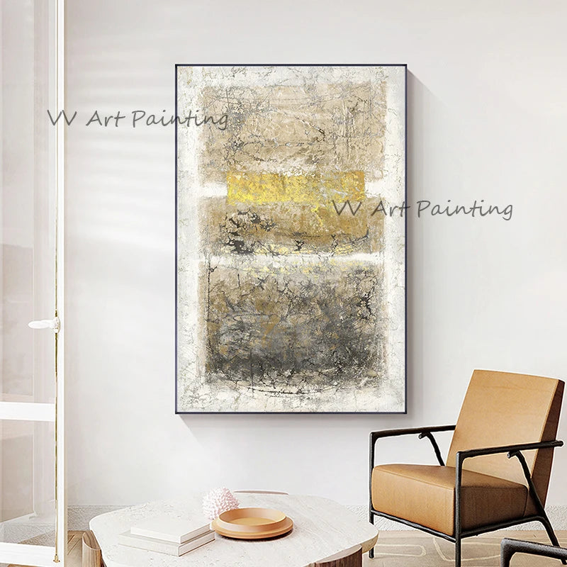 New Abstract Large Sizes Frameless 100% Handmade Oil Painting On Canvas Wall Art Pictures For Living Room Decor Yellow Drawing