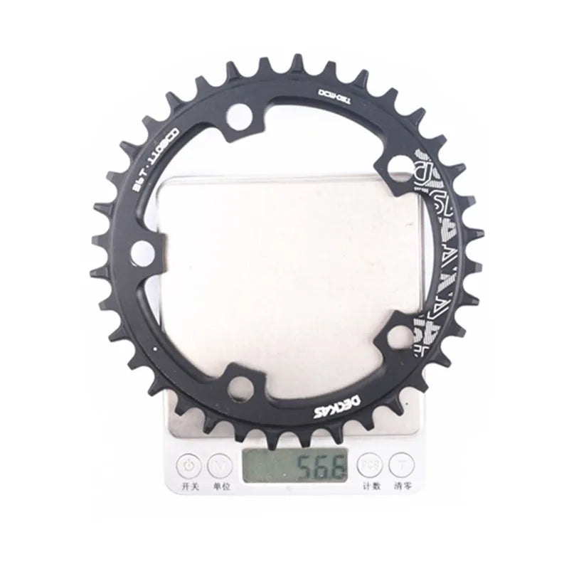 DECKAS 110BCD 130BCD Crown Chainring Narrow Wide Round Chain Ring 36T 38T 40T 42T 44T 46T 48T 50T 52T 54T 56T 58T Sprocket