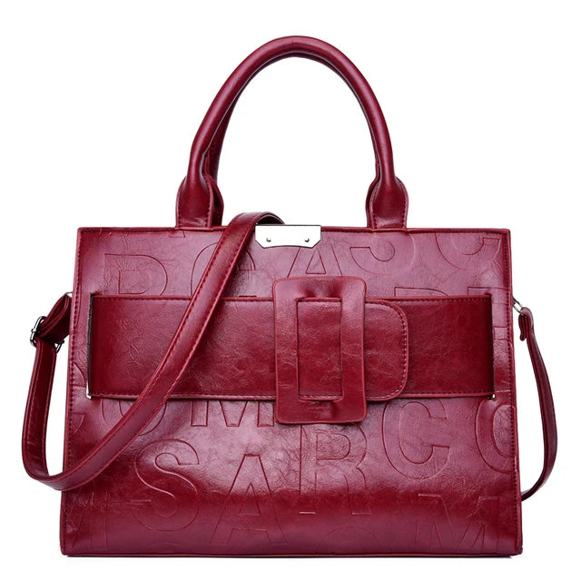 Structured Women’s Fashion Satchel with Multi-Compartment Design