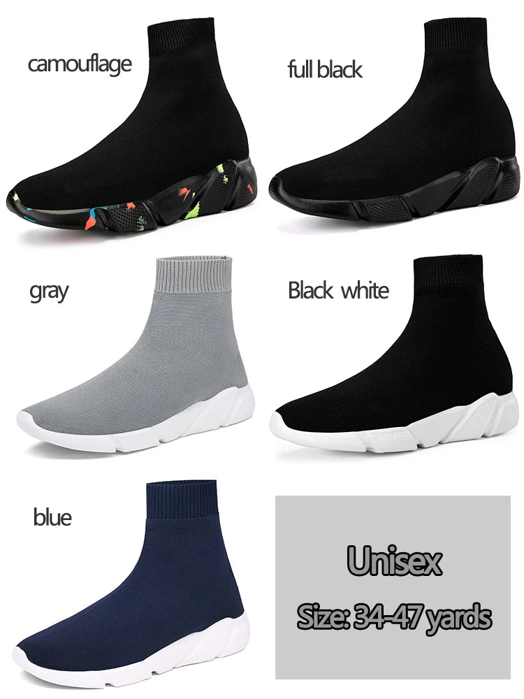 35-47 Socks Shoes For Women 2024 Sneakers Summer Ladies Slip On Black Flat Woman Barefoot Shoe Unisex Men Footwear Spring tennis