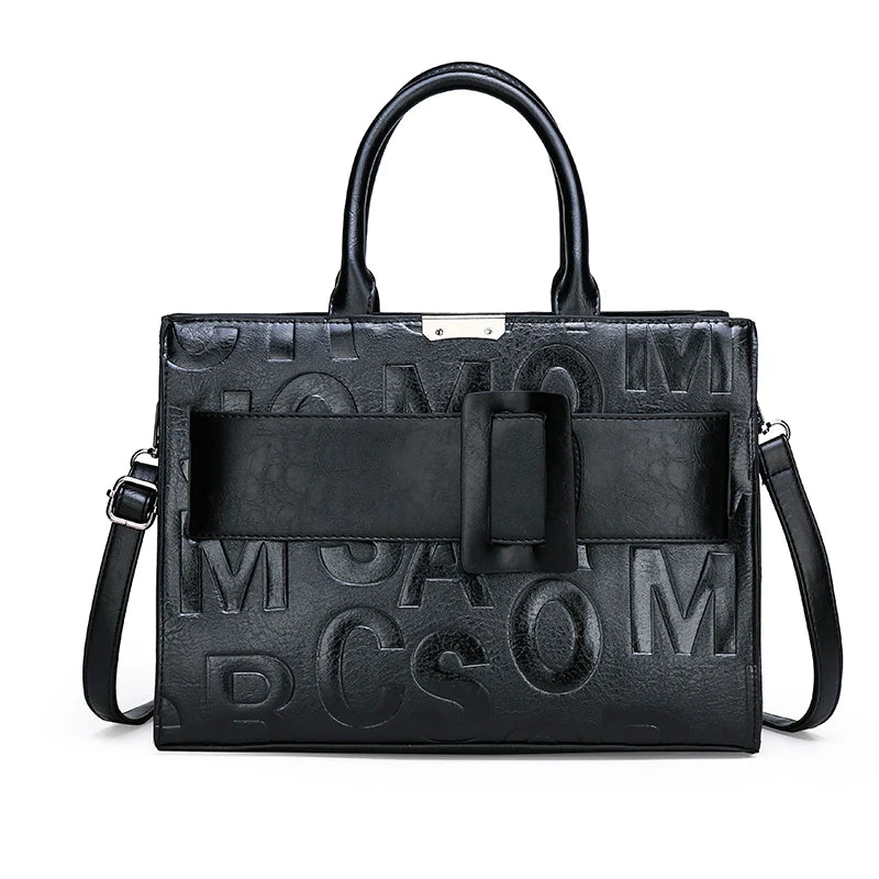 Structured Women’s Fashion Satchel with Multi-Compartment Design