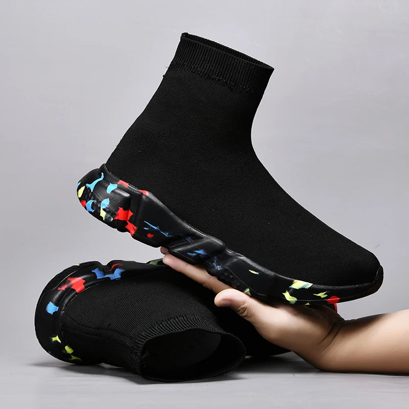 35-47 Socks Shoes For Women 2024 Sneakers Summer Ladies Slip On Black Flat Woman Barefoot Shoe Unisex Men Footwear Spring tennis