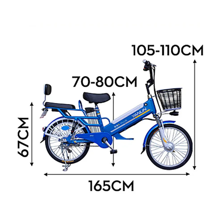 20inch Urban Travel cargo ebike electric assisted bicycle Folding back seat 48v45ah lithium battery max range 250-300km ebike