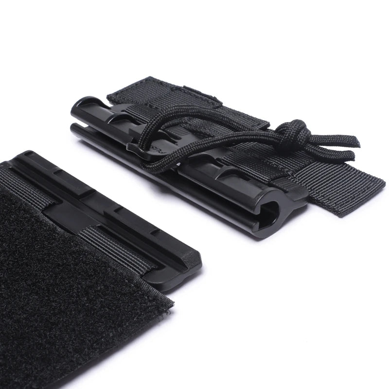 Vest Quick Release Buckle Set, Molle Quick Disconnect Side Entry Conversion with Hook Loop Fastener for Plate Carrier Outdoor Hu