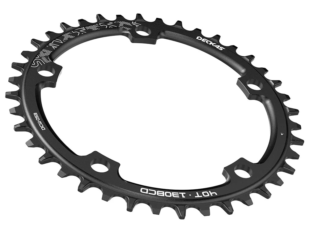 DECKAS 110BCD 130BCD Crown Chainring Narrow Wide Round Chain Ring 36T 38T 40T 42T 44T 46T 48T 50T 52T 54T 56T 58T Sprocket