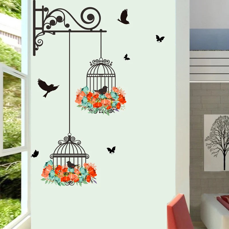 Enchanted Birdcage Wall Sticker