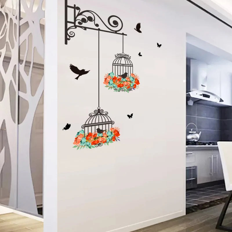 Enchanted Birdcage Wall Sticker