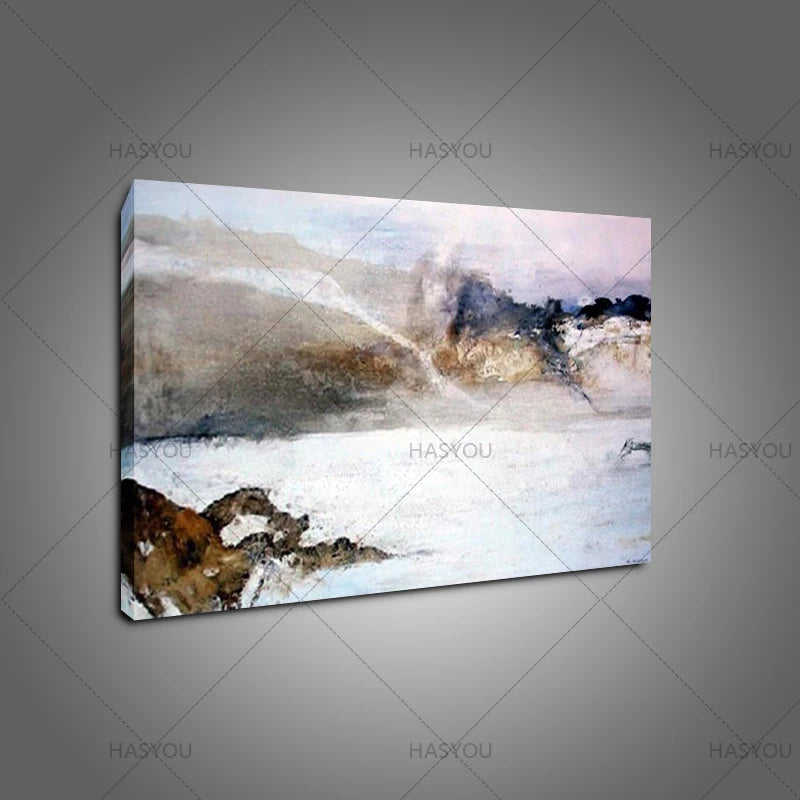 Unframed handpainting abstract sea Oil Painting Canvas Wall Painting For Living Room Decorations wall picture art gift