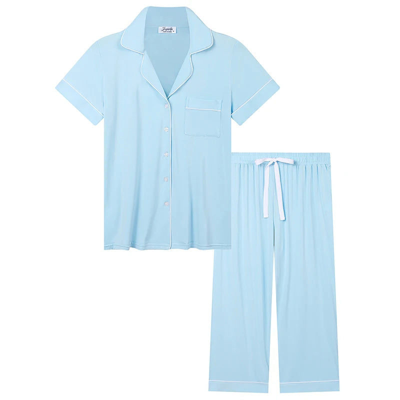 Joyaria Women's Bamboo Pajama Set