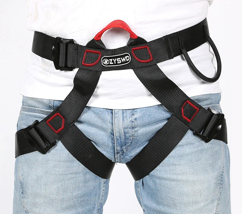 Outdoor Climbing Harness Bust Seat Belt Professional Rock Climbing Mountaineering Belt Safety Harness Rappelling Equipment