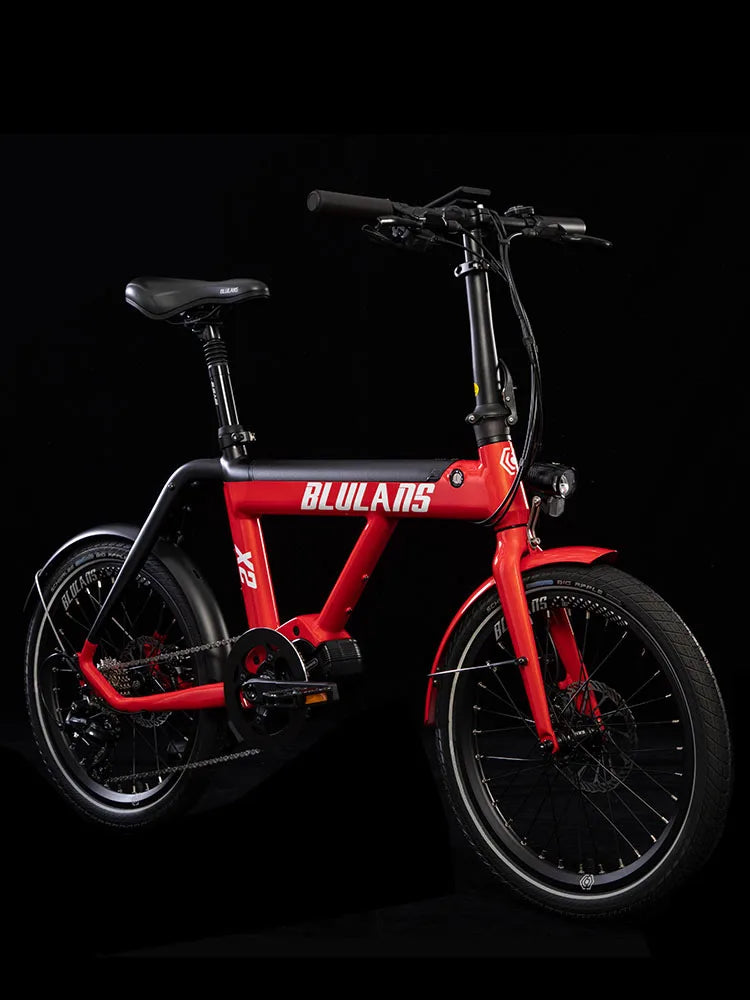 20inch electric folding power-assisted bicycle bafang350w mid torque motor urban lightweight travel two-wheel assisted bicycle