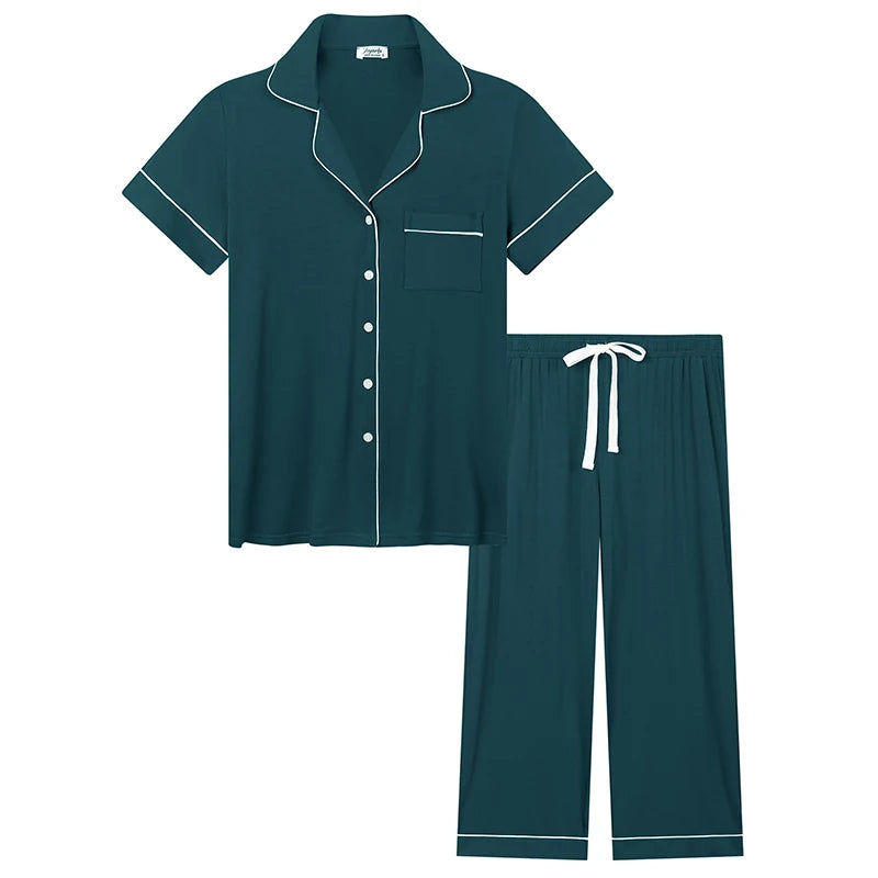 Joyaria Women's Bamboo Pajama Set