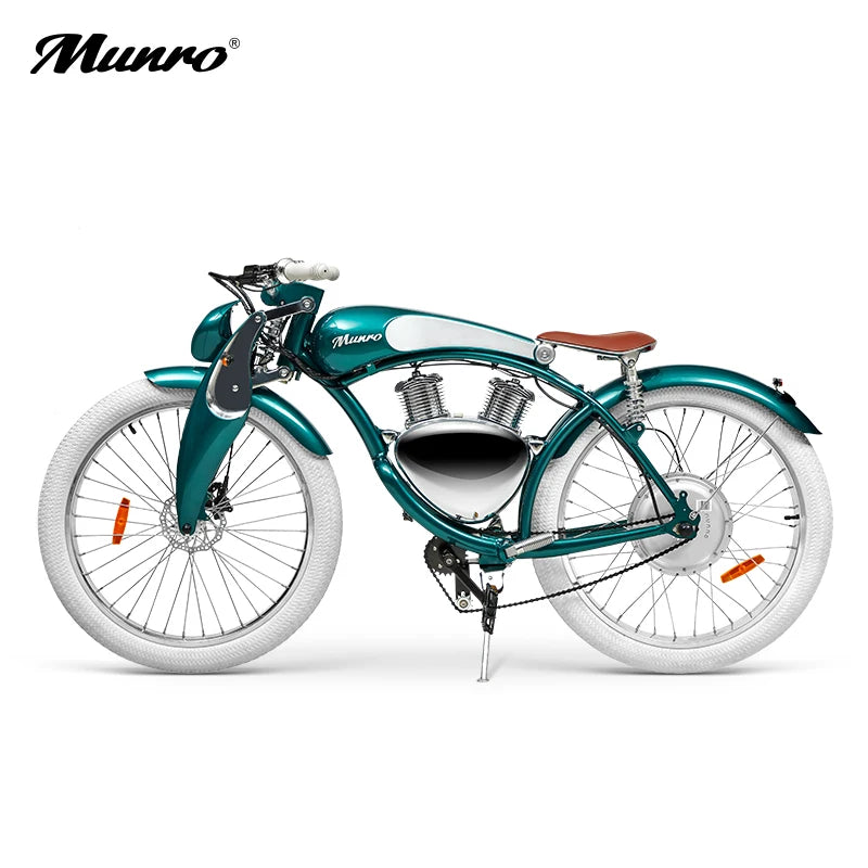 E-BIKE Munro 2.0 Electric motorbike 48V lithium battery Luxury smart electric motorcycle 26 inch emotor Electric transport ebike