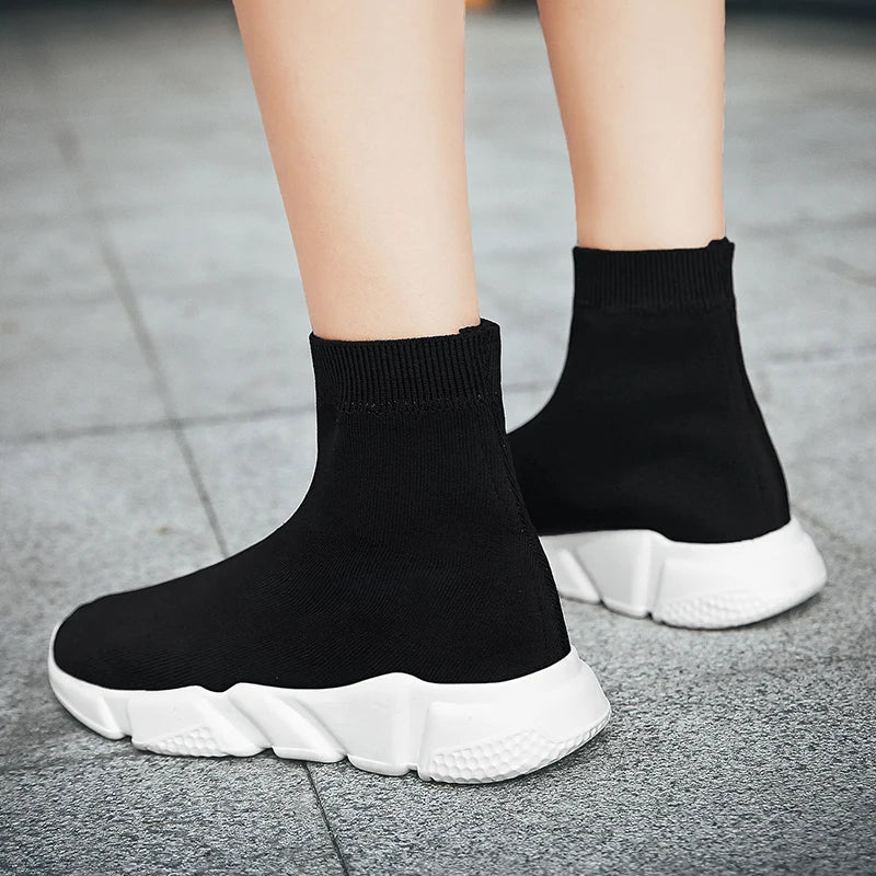 35-47 Socks Shoes For Women 2024 Sneakers Summer Ladies Slip On Black Flat Woman Barefoot Shoe Unisex Men Footwear Spring tennis