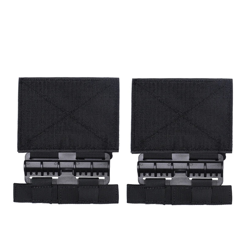 Vest Quick Release Buckle Set, Molle Quick Disconnect Side Entry Conversion with Hook Loop Fastener for Plate Carrier Outdoor Hu