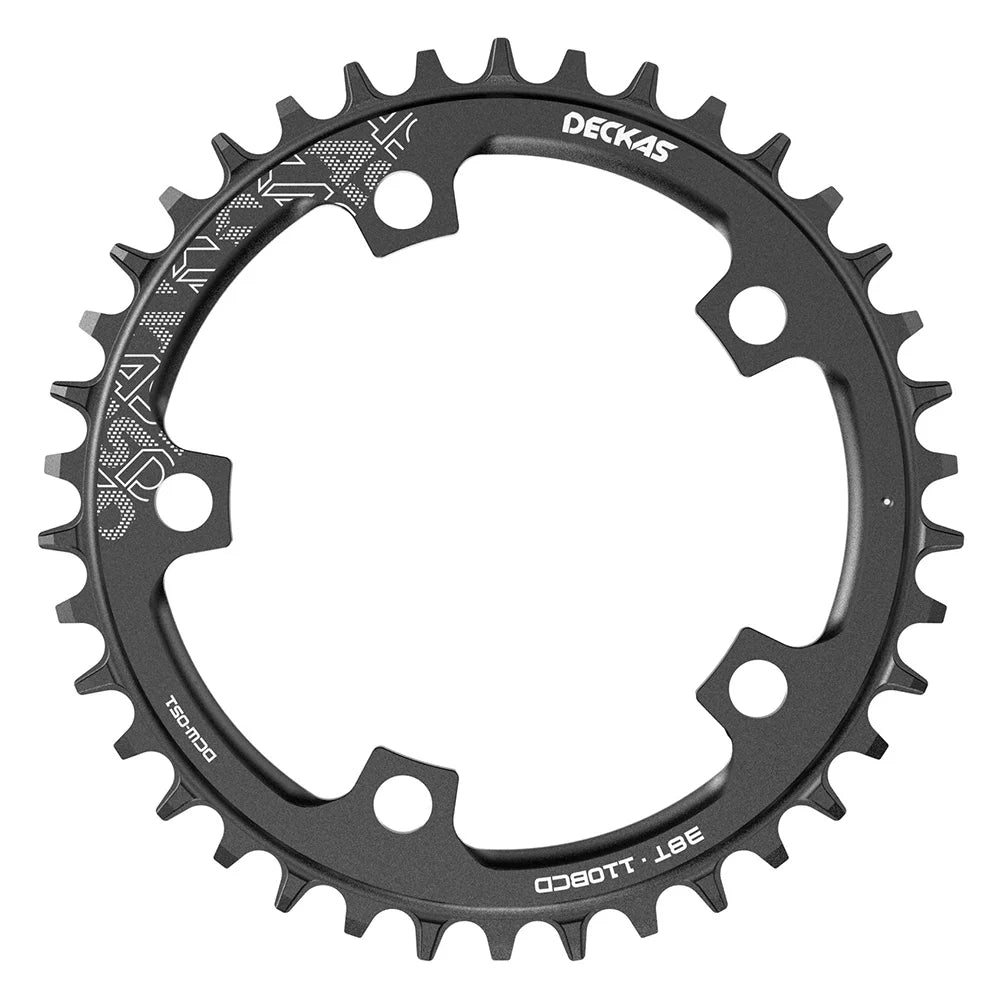 DECKAS 110BCD 130BCD Crown Chainring Narrow Wide Round Chain Ring 36T 38T 40T 42T 44T 46T 48T 50T 52T 54T 56T 58T Sprocket