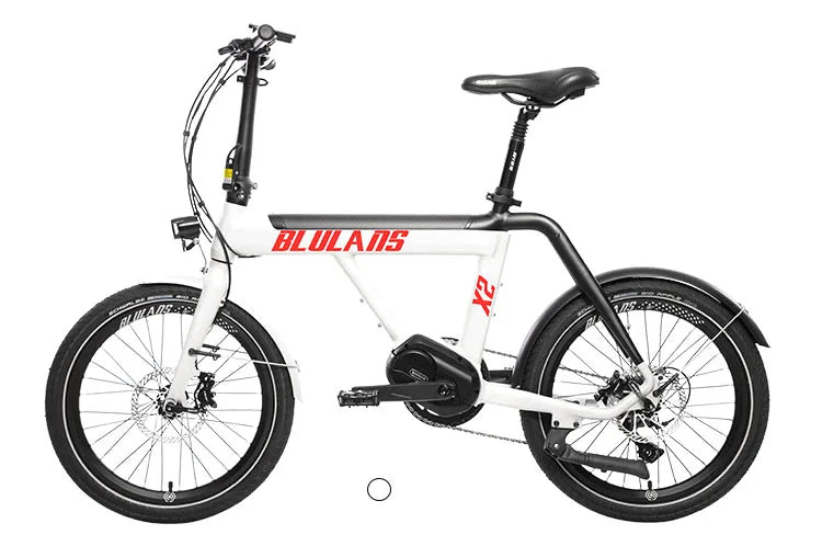 20inch electric folding power-assisted bicycle bafang350w mid torque motor urban lightweight travel two-wheel assisted bicycle