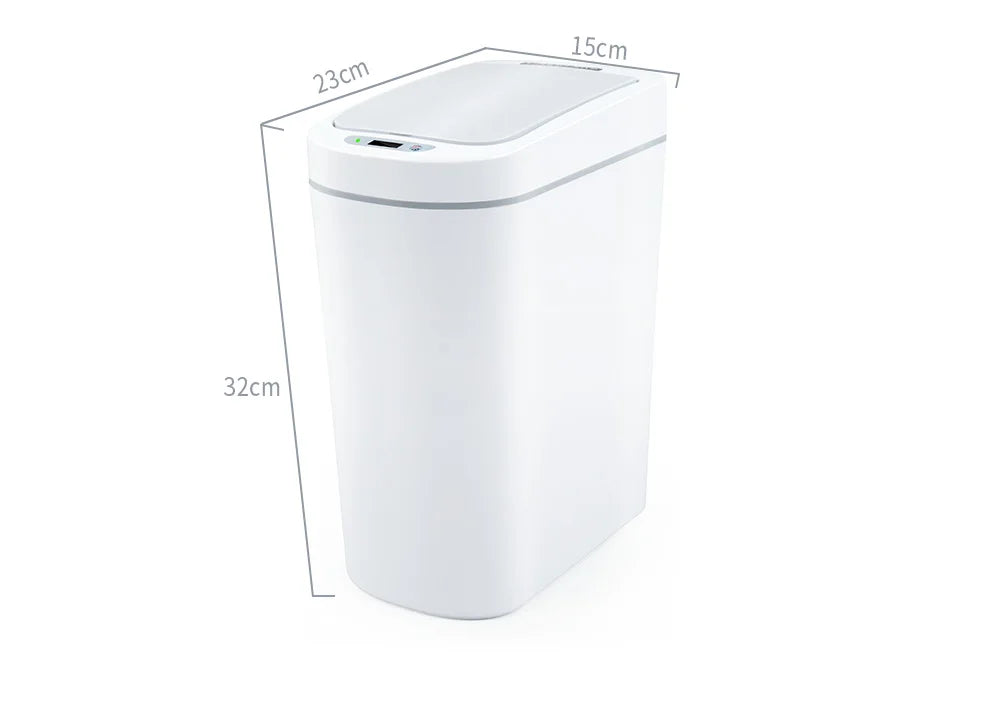 Youpin NINESTARS Smart Trash Can Motion Sensor Auto Sealing LED Induction Cover Trash 7L Home Ashcan Bins Fashion