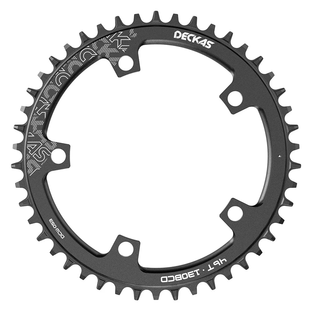 DECKAS 110BCD 130BCD Crown Chainring Narrow Wide Round Chain Ring 36T 38T 40T 42T 44T 46T 48T 50T 52T 54T 56T 58T Sprocket