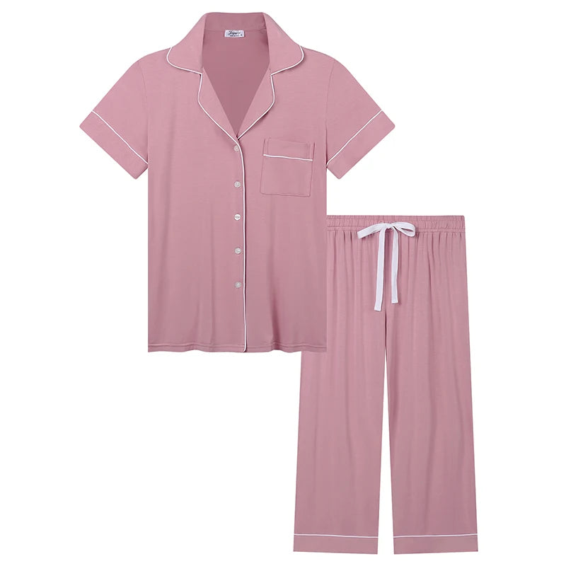 Joyaria Women's Bamboo Pajama Set