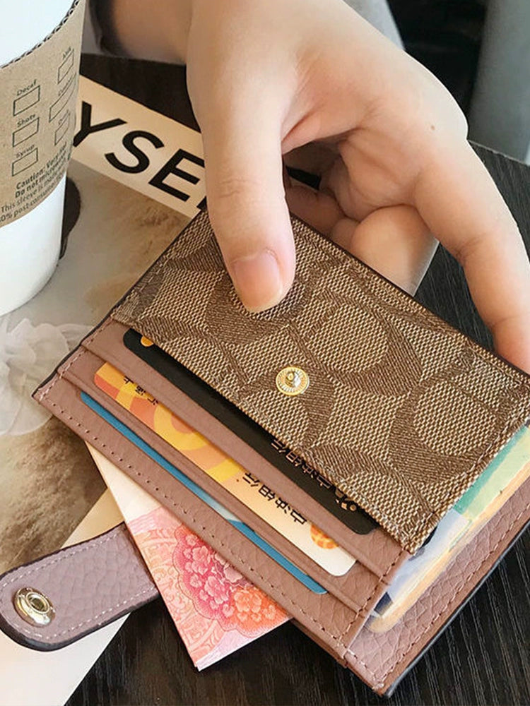 Exquisite High-End Driving License Leather Ultra-Thin Small Card Holder