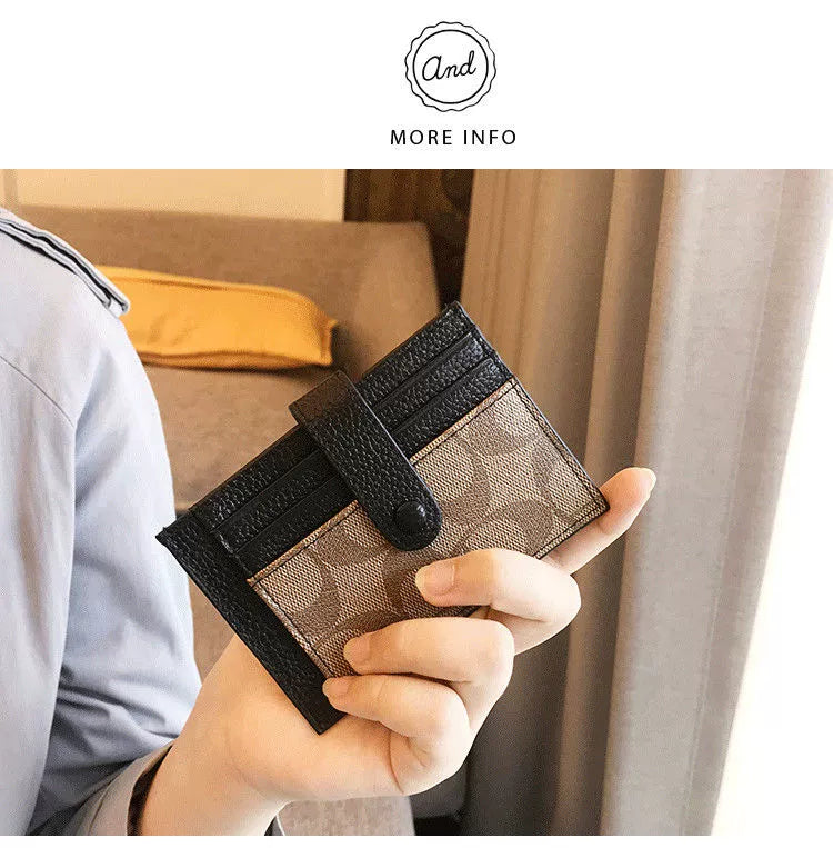 Exquisite High-End Driving License Leather Ultra-Thin Small Card Holder