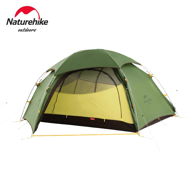 Naturehike Cloud Peak 2 Camping Tent 2-Person 20D Waterproof Ultralight Outdoor Travel Double Layer Tent 4-Season Use