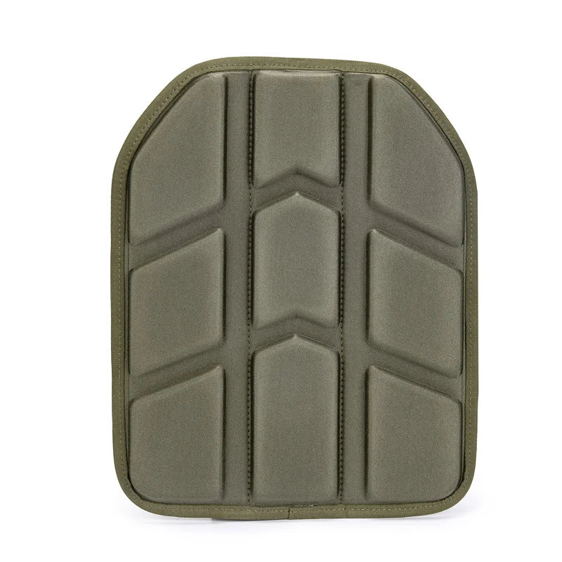 2 Pieces Removable Molded Tactical Vest Pad for Paintball Game Vest Tactical Plate Carrier Vest Cushion 25x30cm