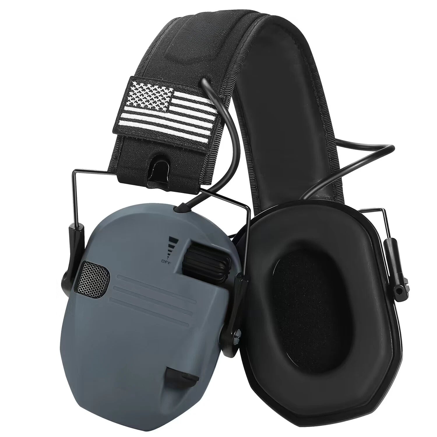 Shooting Hearing Protection Electronic Tactical Headset Noise Cancelling Active Hunting Earmuffs NRR23dB