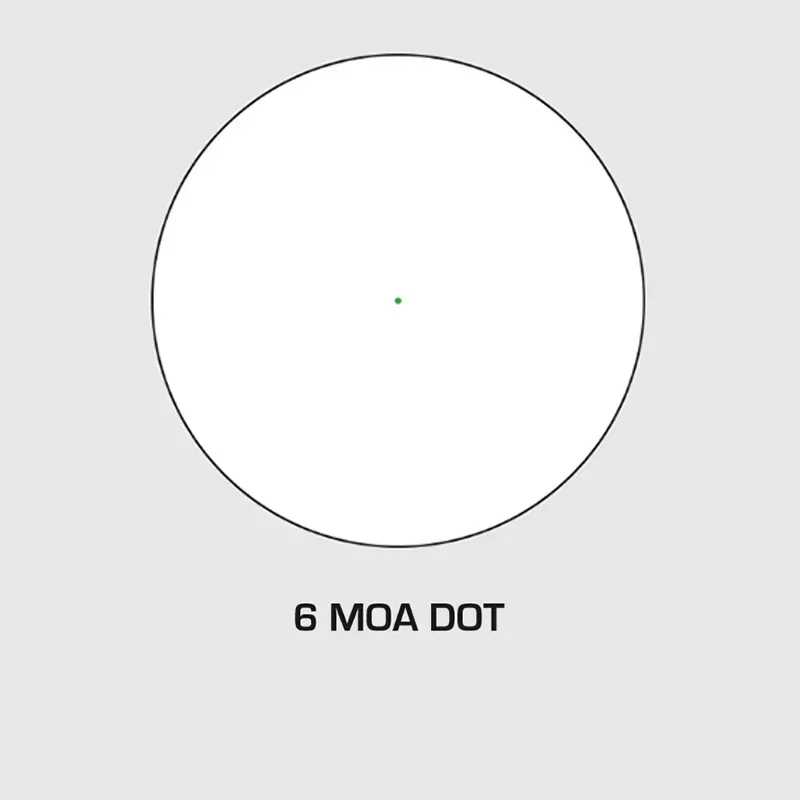 swampfox RAIDER 1X20 Prism Red Green Dot Sight 6 MOA