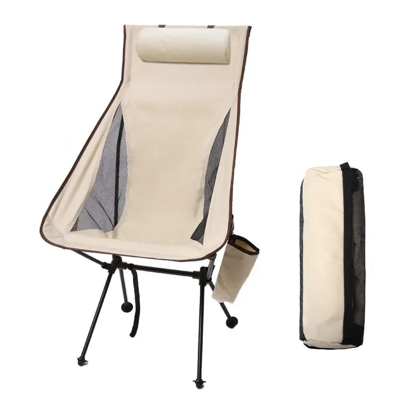 Outdoor Folding Table Carbon Steel Gold Mesh Bag Metal Camping Picnic Table Beach Comite Folding Portable Camping Chair