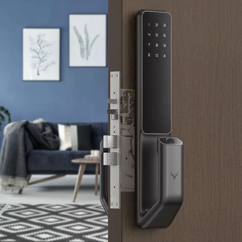 Lockin Smart Door Lock S30 Pro Smart lock Push-pull Model Fingerprint Password NFC Bluetooth Unlock Detect Alarm Work Mijia App