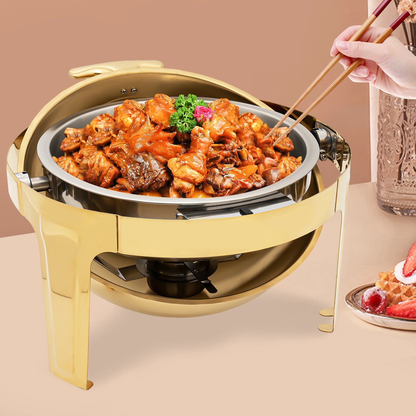 Stainless Steel Buffet Food Warmer Set