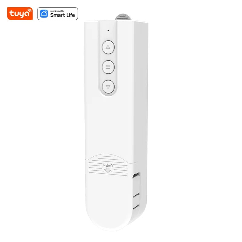 Tuya BT Remote Control Automatic Blinds Drawstring Sunshade Electric Curtain, APP Control Timer Switch Temperature Sensor Off