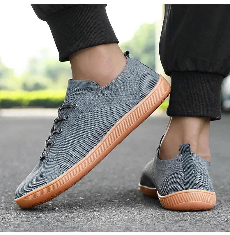 New Unisex Wider Shoes Breathable Mesh Men Barefoot Wide-toed Shoes Brand Flats Soft Zero Drop Sole Wider Toe Sneakes Large Size