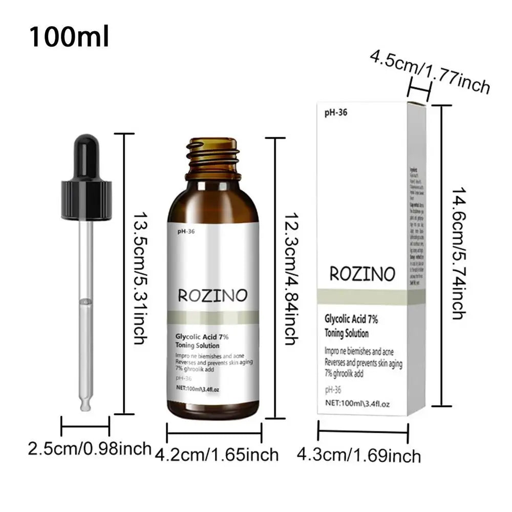 Glycolic Acid Facial Toner Glycolic Acid Essence 100ml Deep Moisturizing Essence For Pore-reducing Skin Tone Brightening 100ml