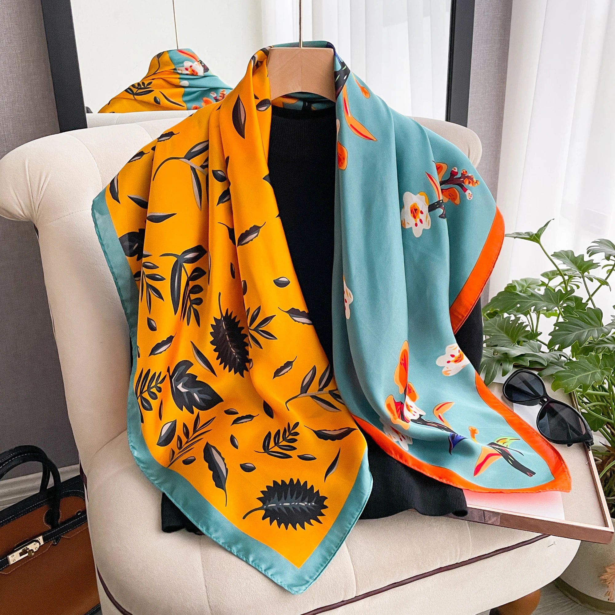 Women's Fashion Print Scarf – Lightweight & Stylish