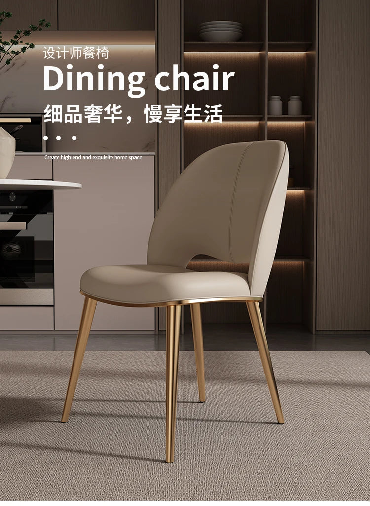 Leather Lounge Dining Chairs Accent Conference Ergonomic Vanity Chairs Dining Table Desk Events Sillas Kitchen Furniture PX50DC