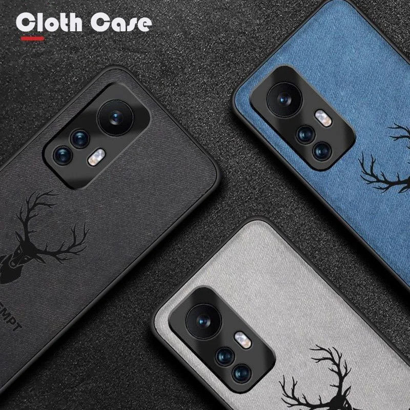 Fashion Cloth Pattern Phone Case For Xiaomi Mi 14 13 11 Lite 10 9T 10T 11T 12T 13T Pro 12X 12 Pro Soft Deer Cover